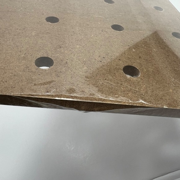 11" x 14" Equip Your Space White Pegboard With 10 Removable Gold Pegs Organize - Picture 12 of 16